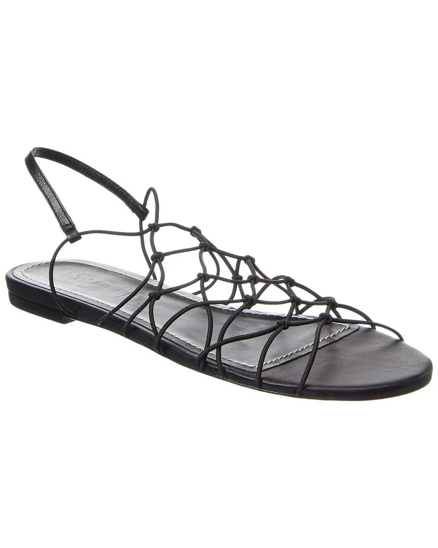 STAUD Gio Knot Leather Sandal