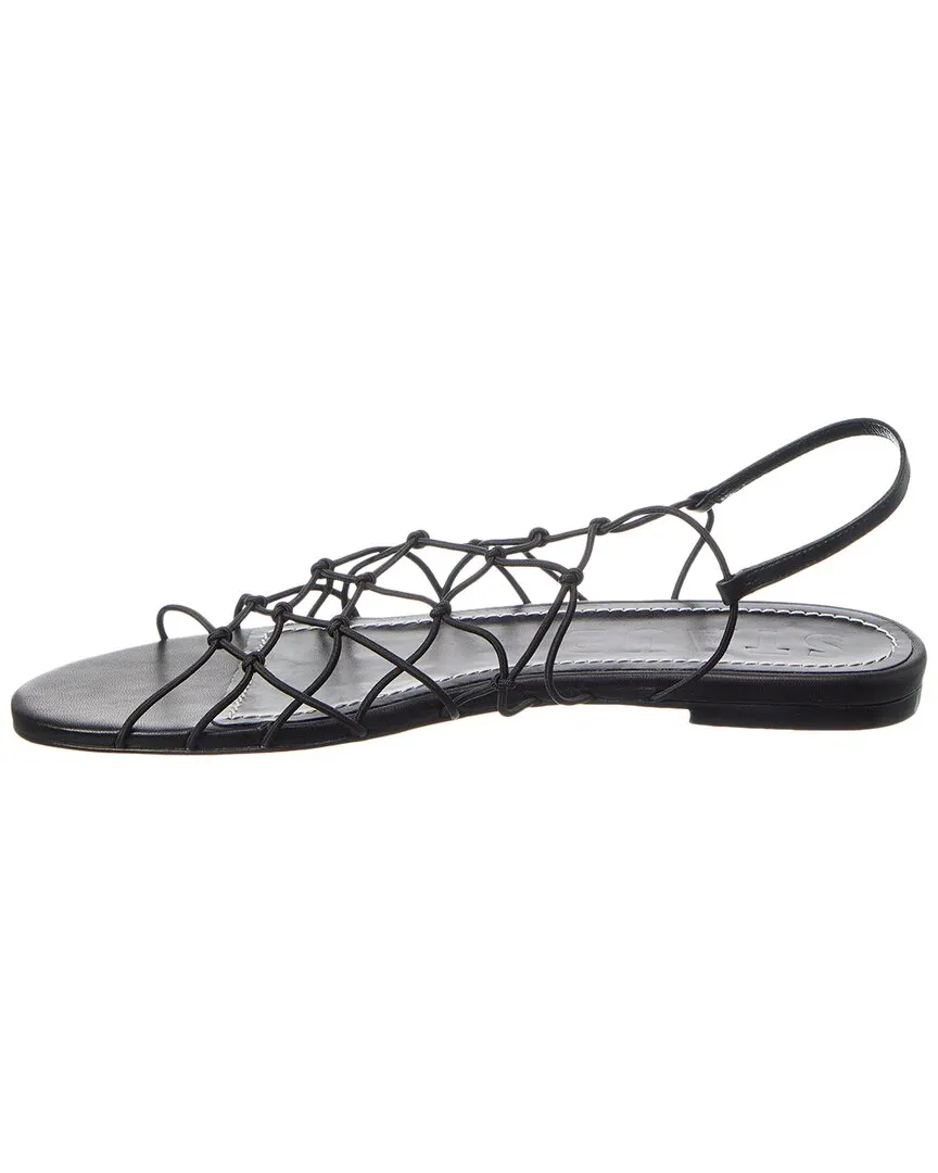 STAUD Gio Knot Leather Sandal