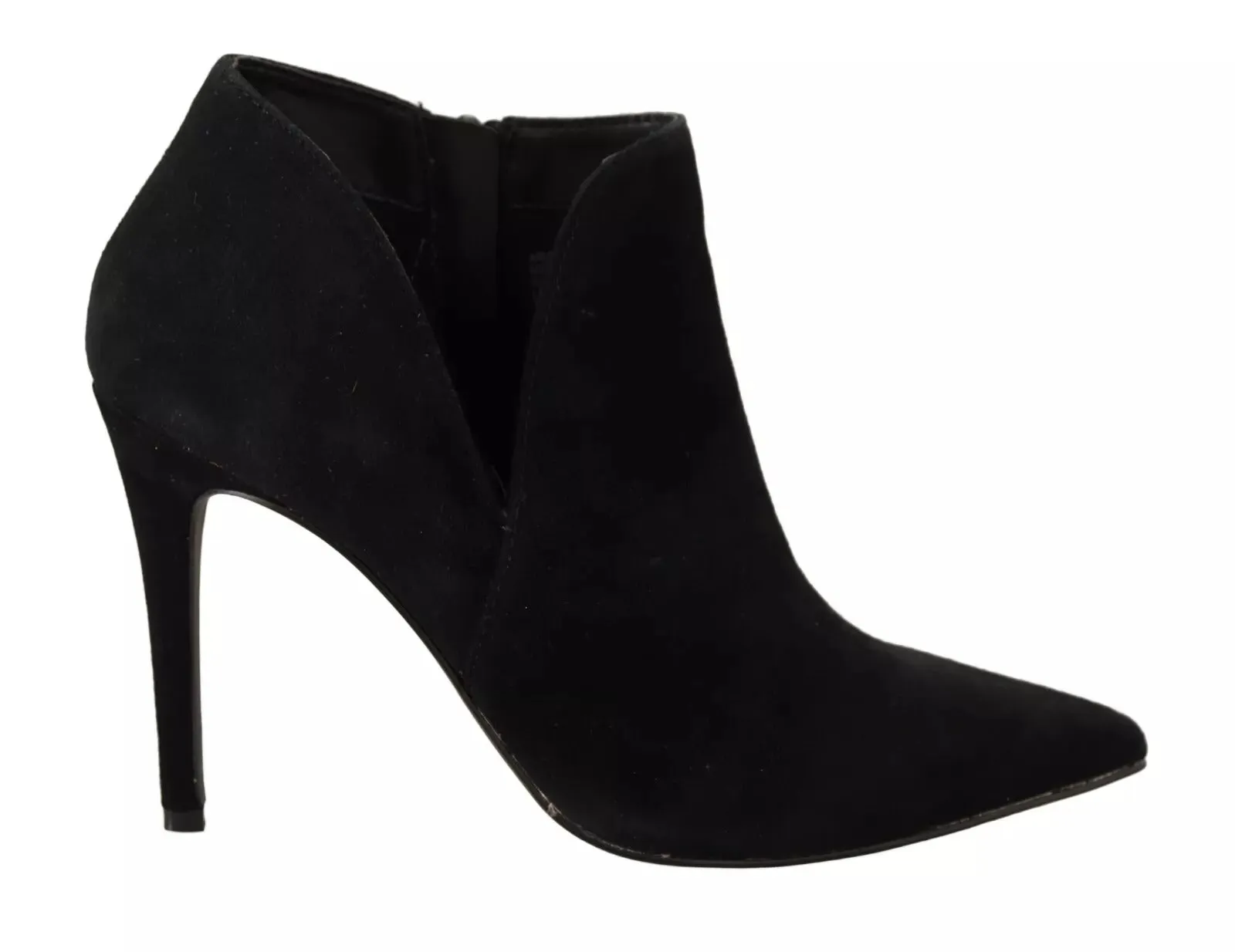 Steve Madden Suede Leather Stiletto Heels Boots Women's Shoes (Pre-Owned)