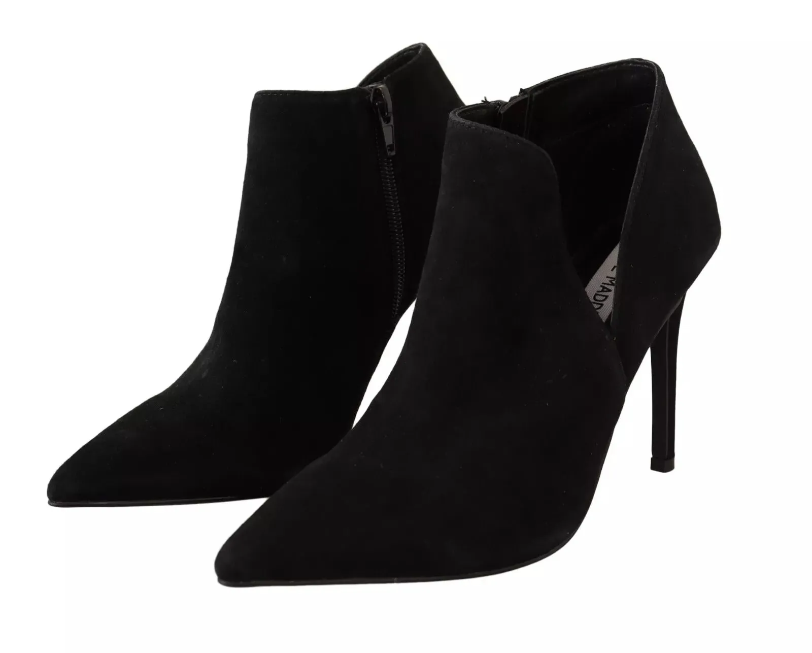 Steve Madden Suede Leather Stiletto Heels Boots Women's Shoes (Pre-Owned)