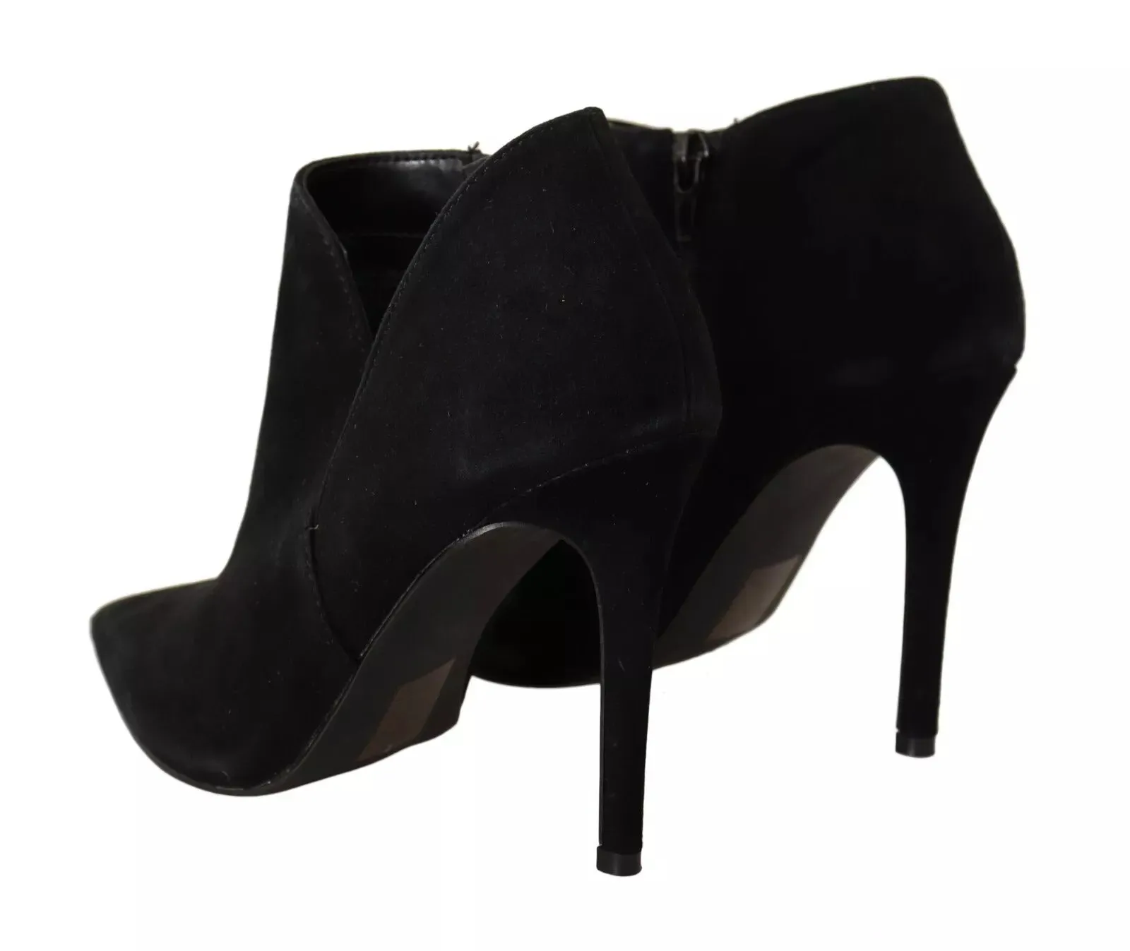 Steve Madden Suede Leather Stiletto Heels Boots Women's Shoes (Pre-Owned)