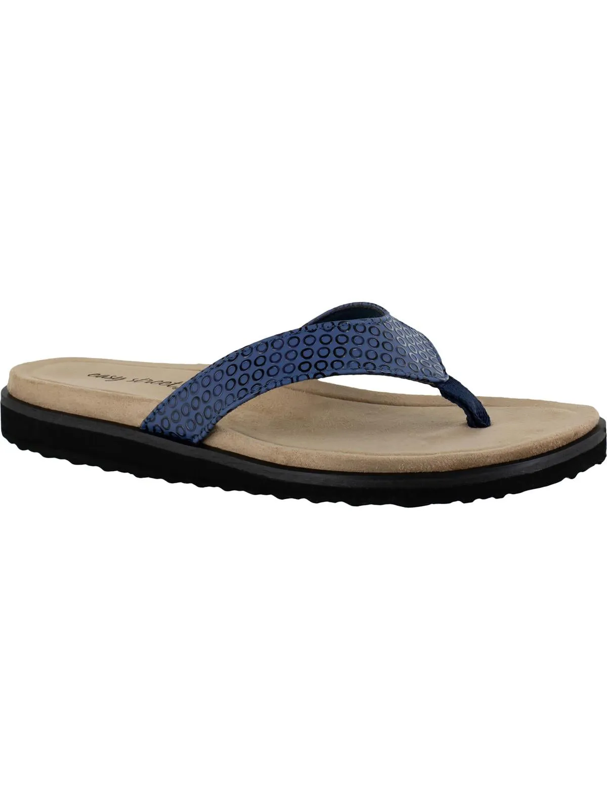 Stevie Womens Padded Insole Open Toe Thong Sandals
