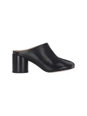 Stitch-Out" Mules  Black