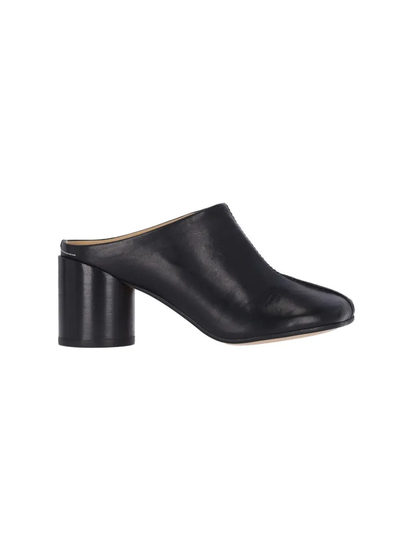 Stitch-Out" Mules  Black
