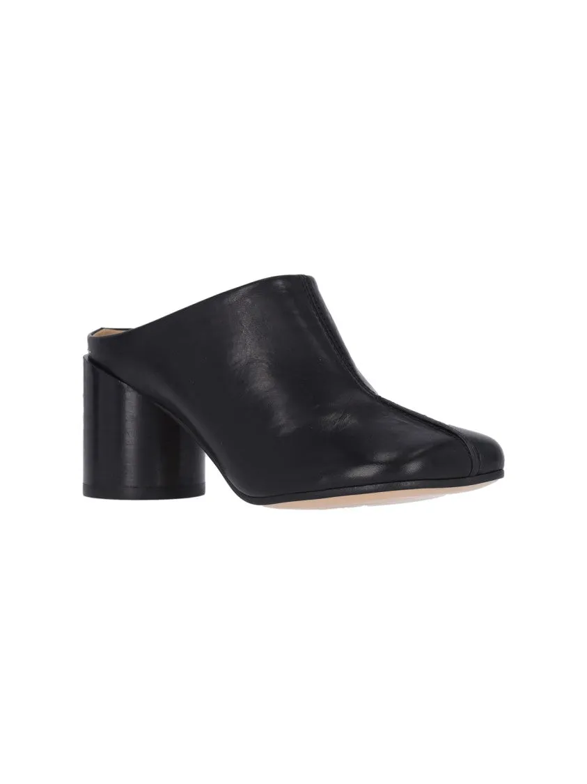Stitch-Out" Mules  Black