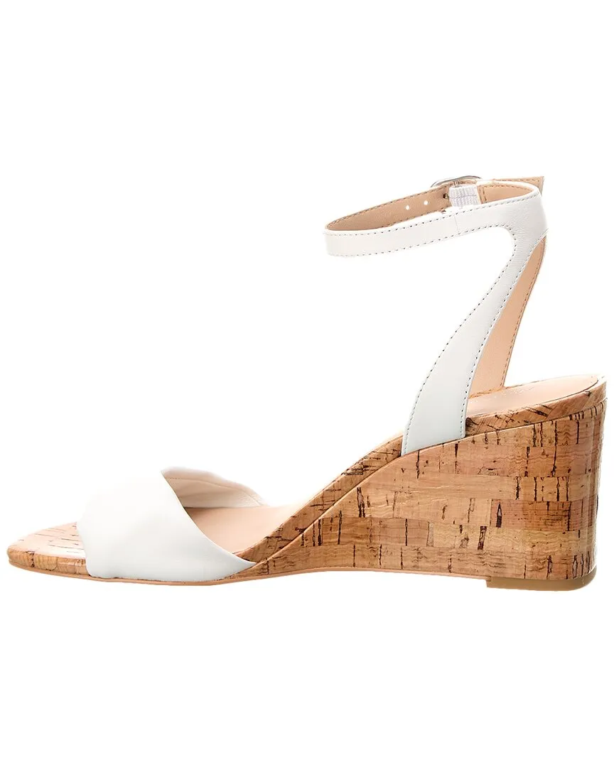 Stuart Weitzman Everly 75 Leather Wedge Sandal