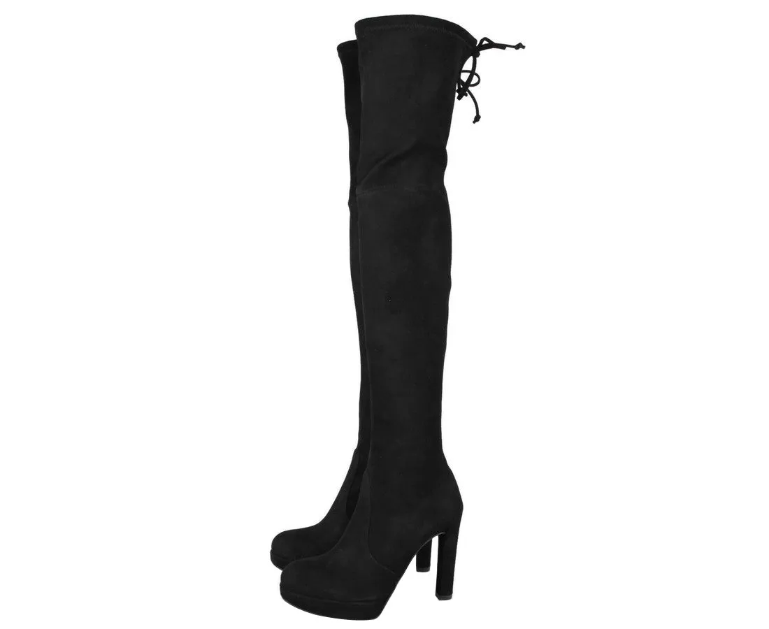 Stuart Weitzman Women's Plathighland  Suede Over-the-knee Boot