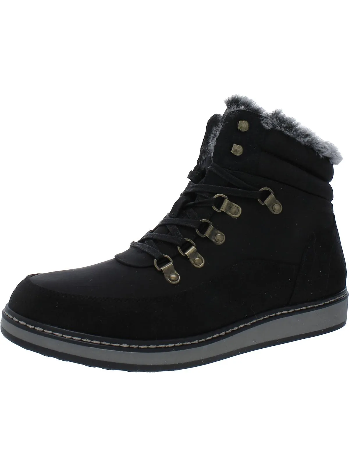 Tamasha Womens Faux Fur Lined Lace-up Winter & Snow Boots