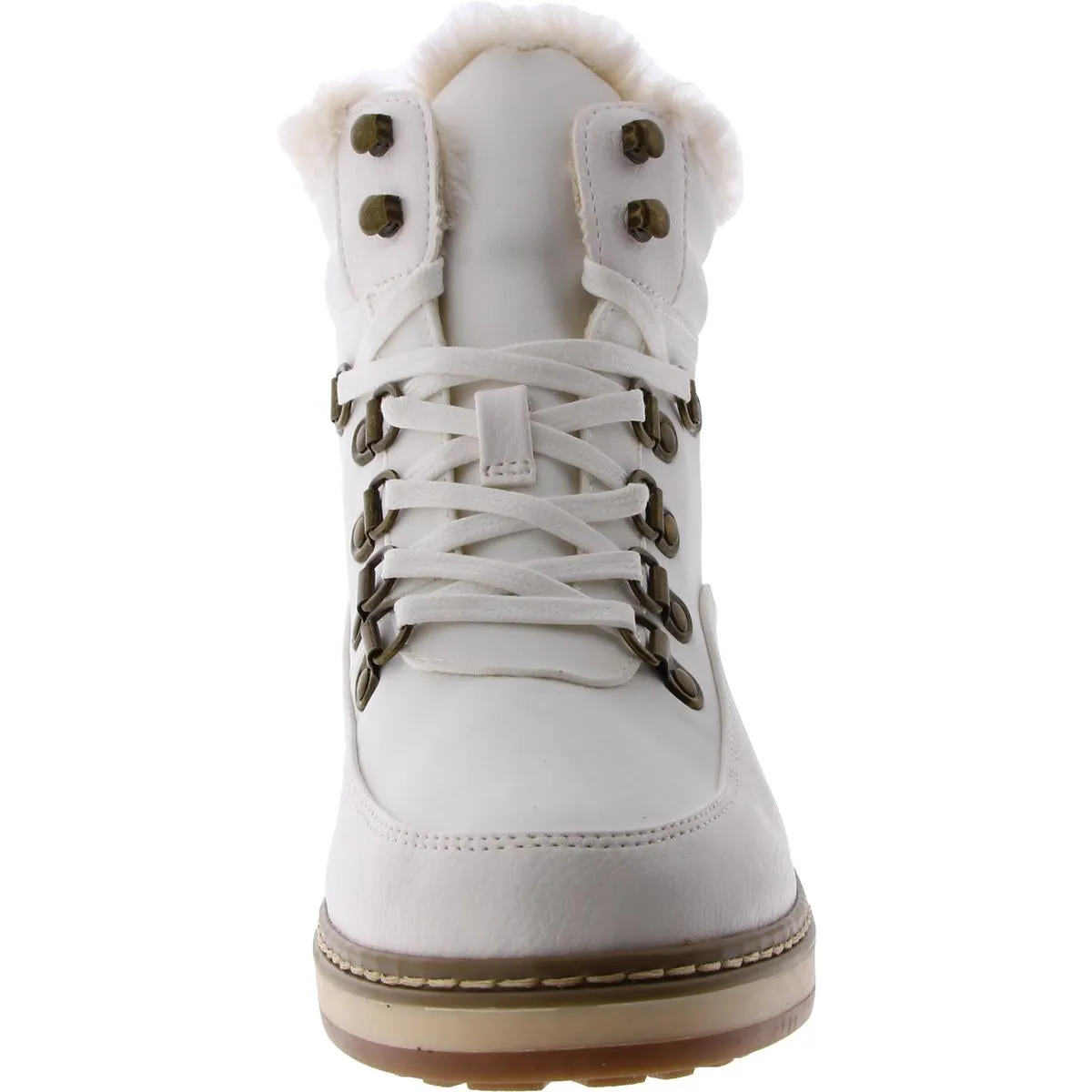 Tamasha Womens Faux Fur Lined Lace-up Winter & Snow Boots