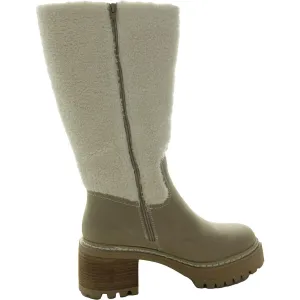 TEIRSON Womens Zipper Manmade Winter & Snow Boots