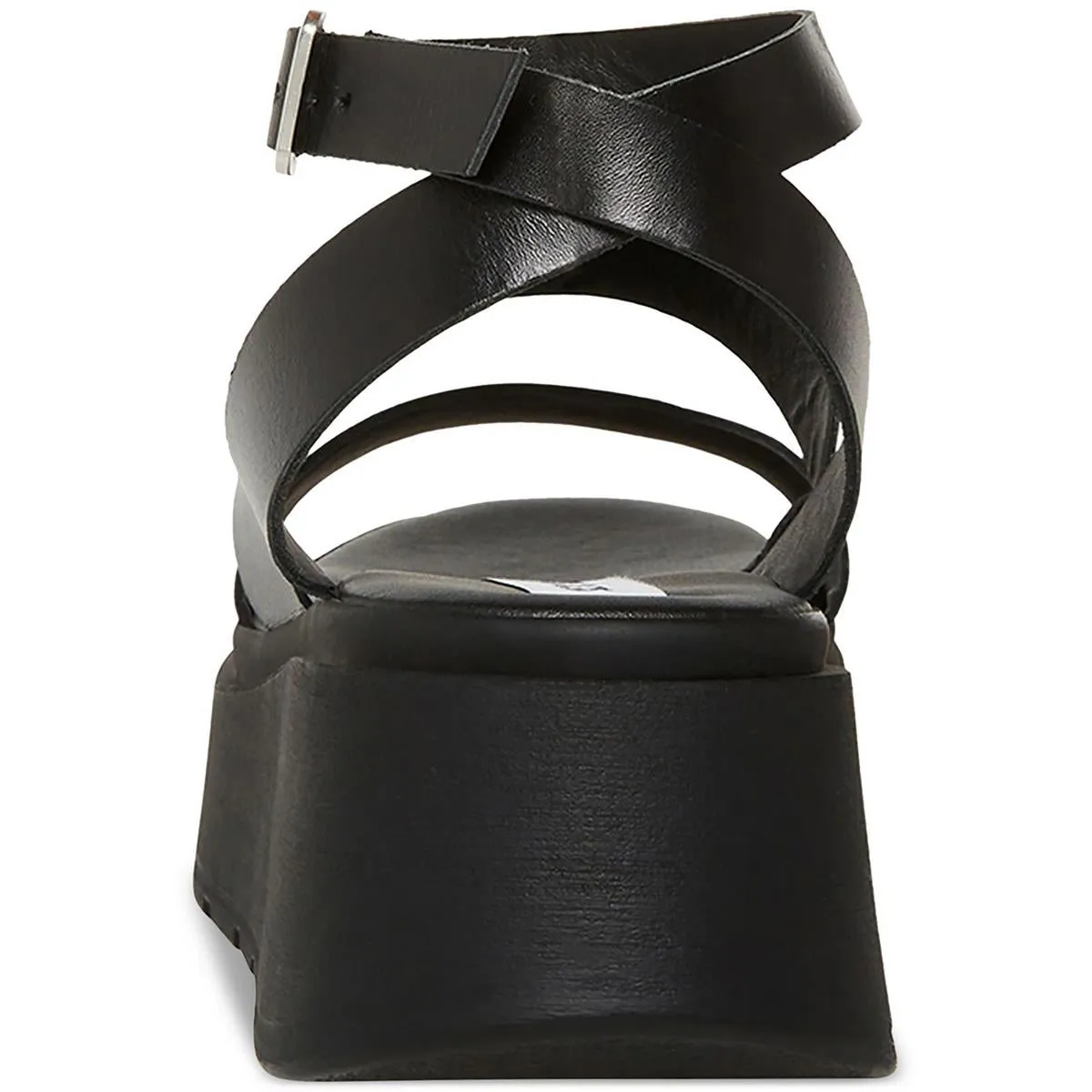 Tenys Womens Leather Ankle Strap Platform Sandals