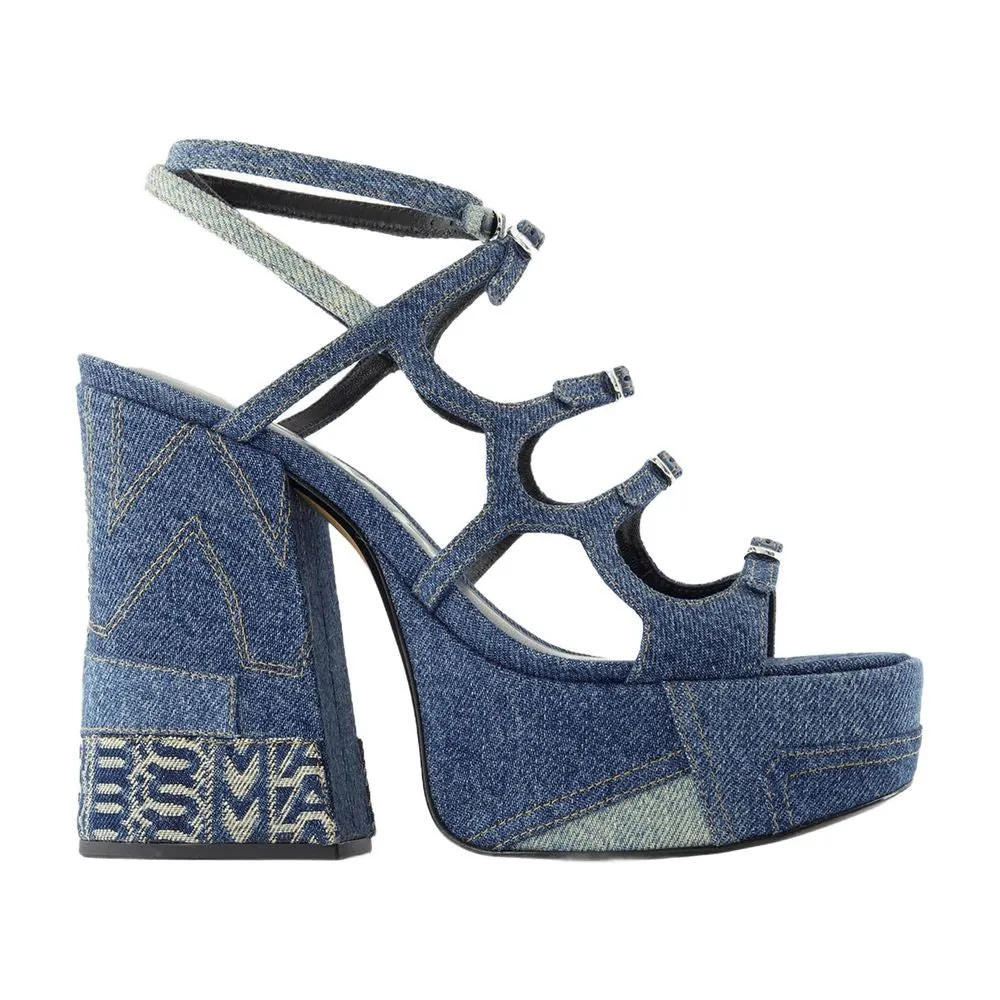 The Kiki Pumps - Cotton - Blue