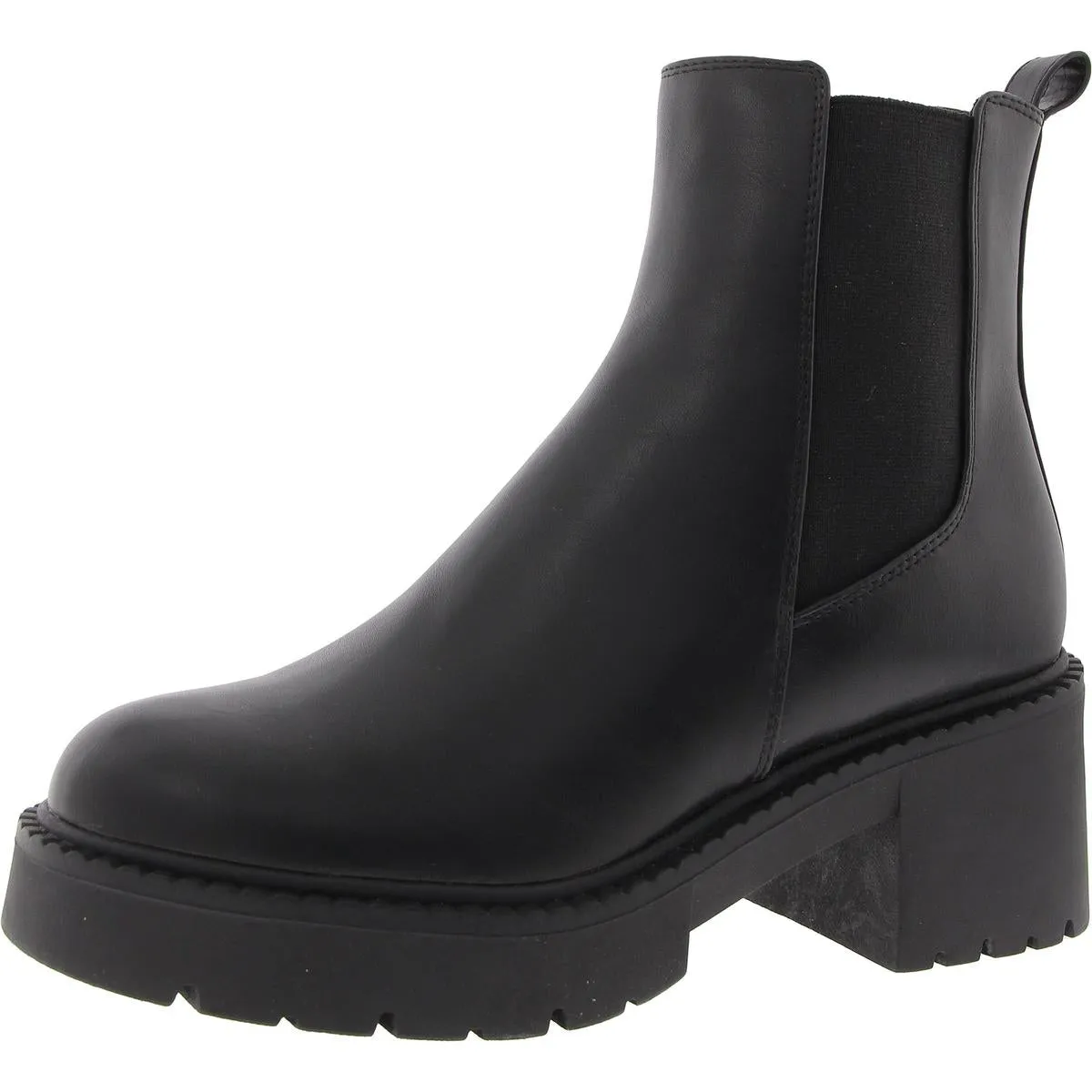Tianna Womens Faux Suede Ankle Chelsea Boots