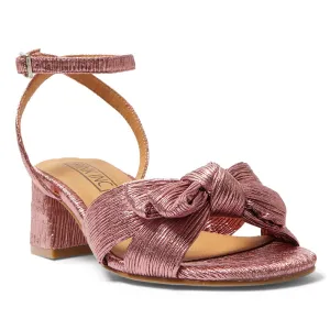 Tiara Heel in Rose Pleat