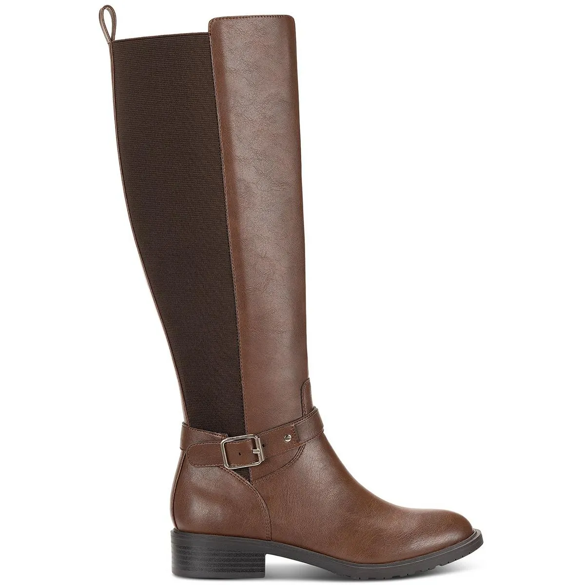 Valenciaa Womens Faux Leather Tall Knee-High Boots