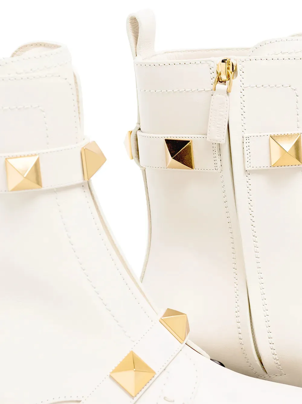 Valentino Roman Stud Biker Boots