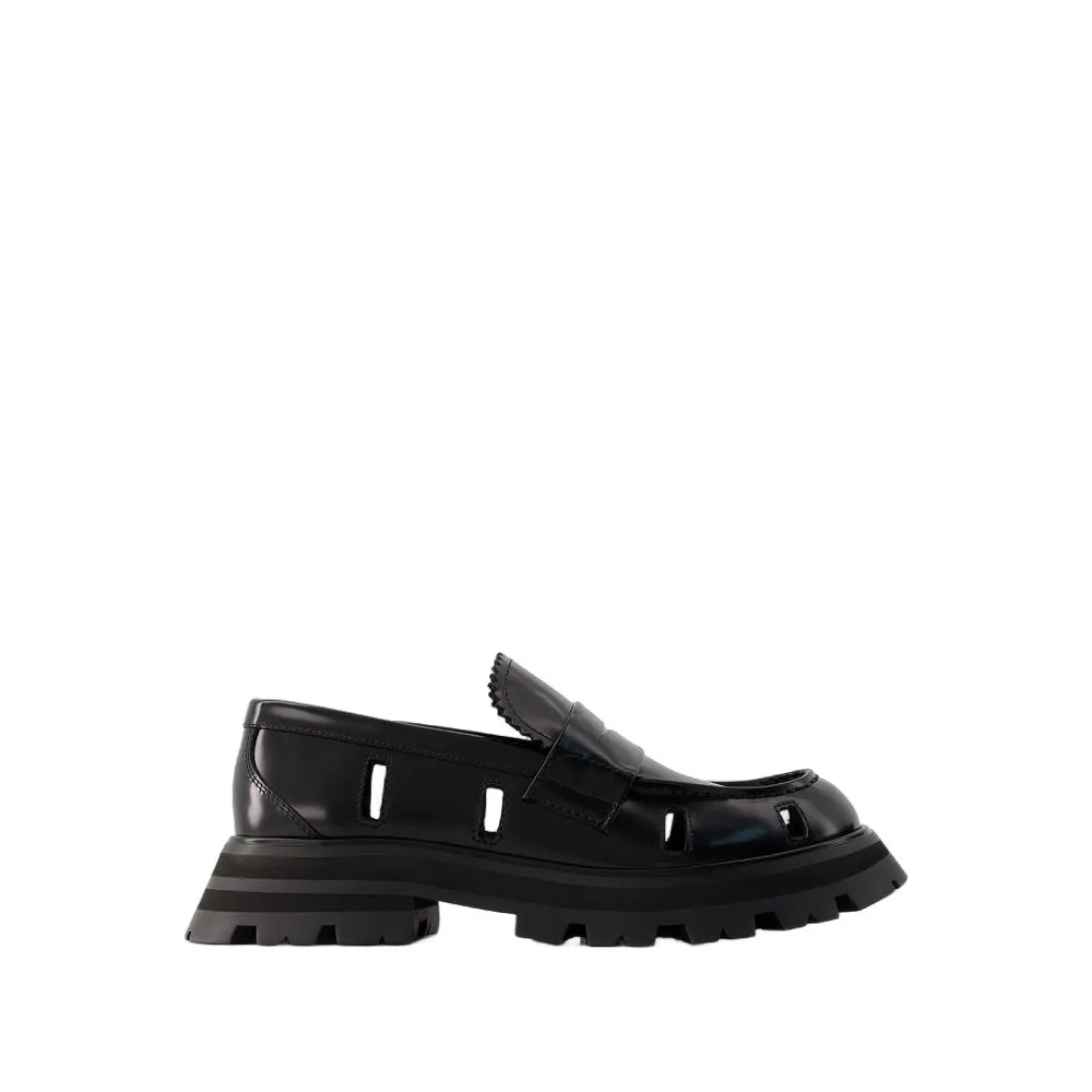 Wander Ankle Boots - Black/White - Leather