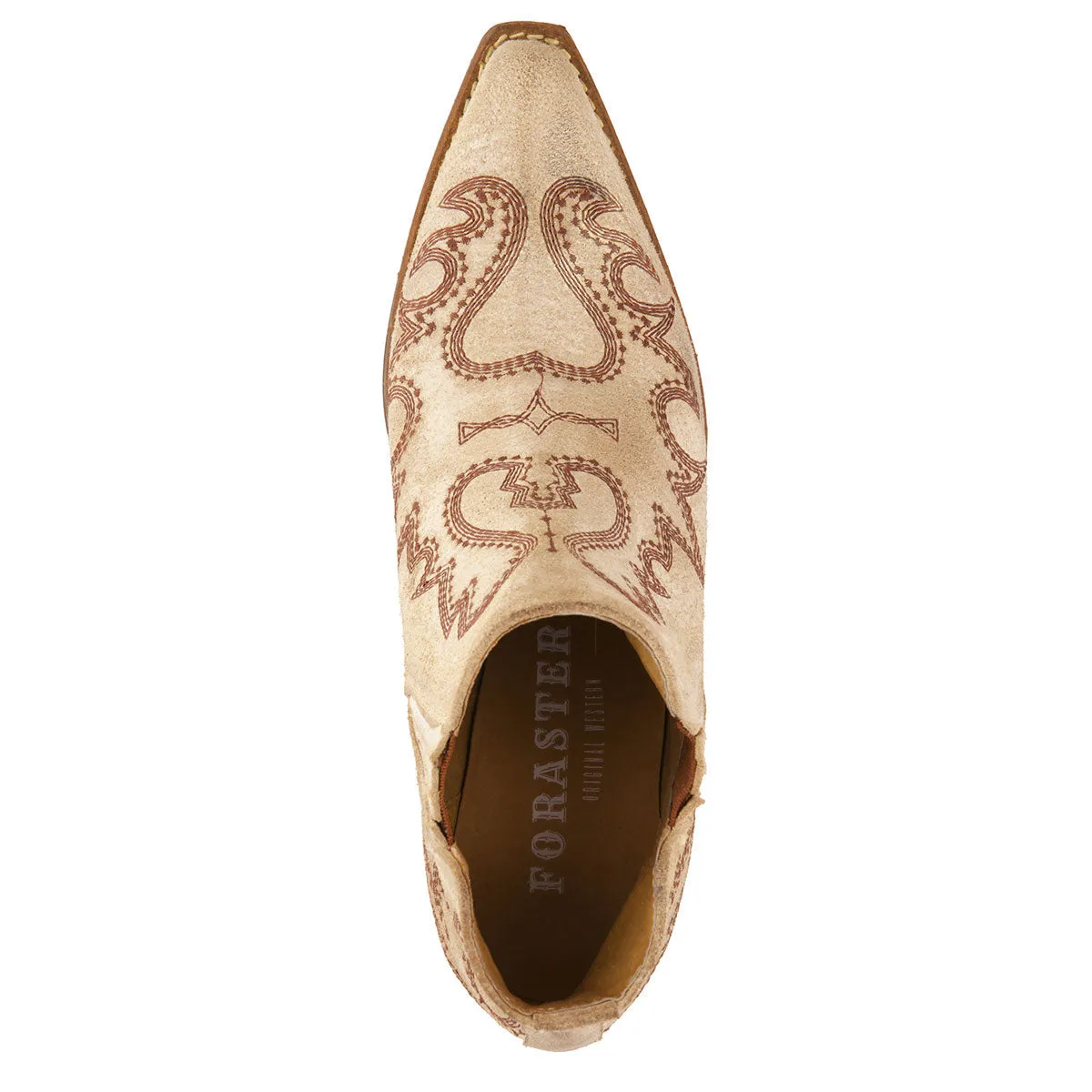 Western Style Women's Leather Booties By Forastero