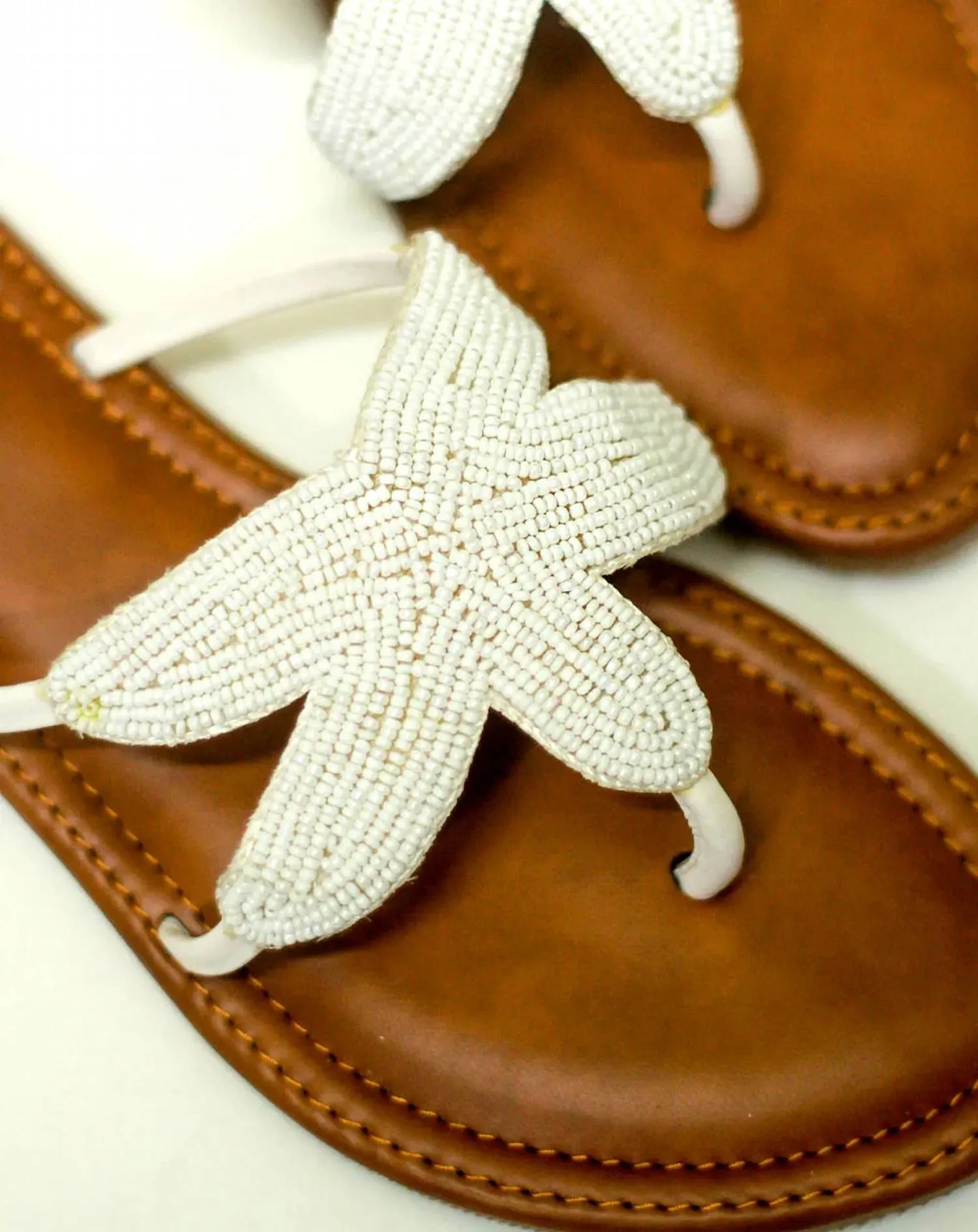 Women Starfish Sandal In White