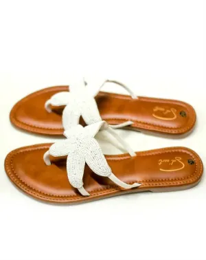 Women Starfish Sandal In White