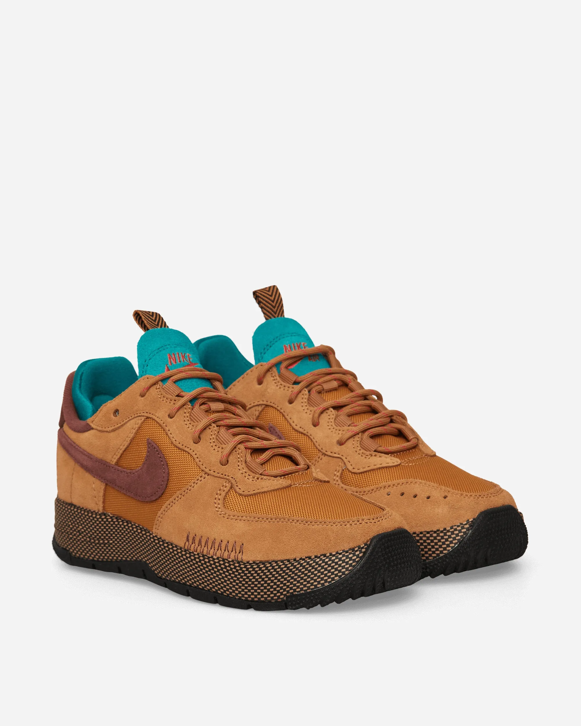 Women's Air Force 1 Wild Sneakers Flax / Teal Charge