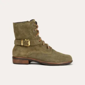 Women's Alize Boots In Olive Suede