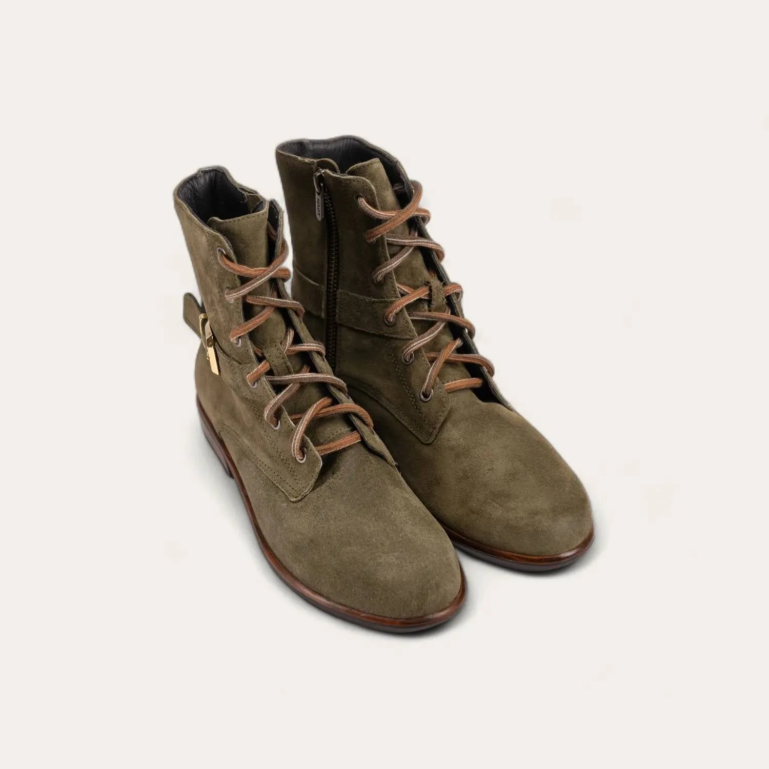Women's Alize Boots In Olive Suede