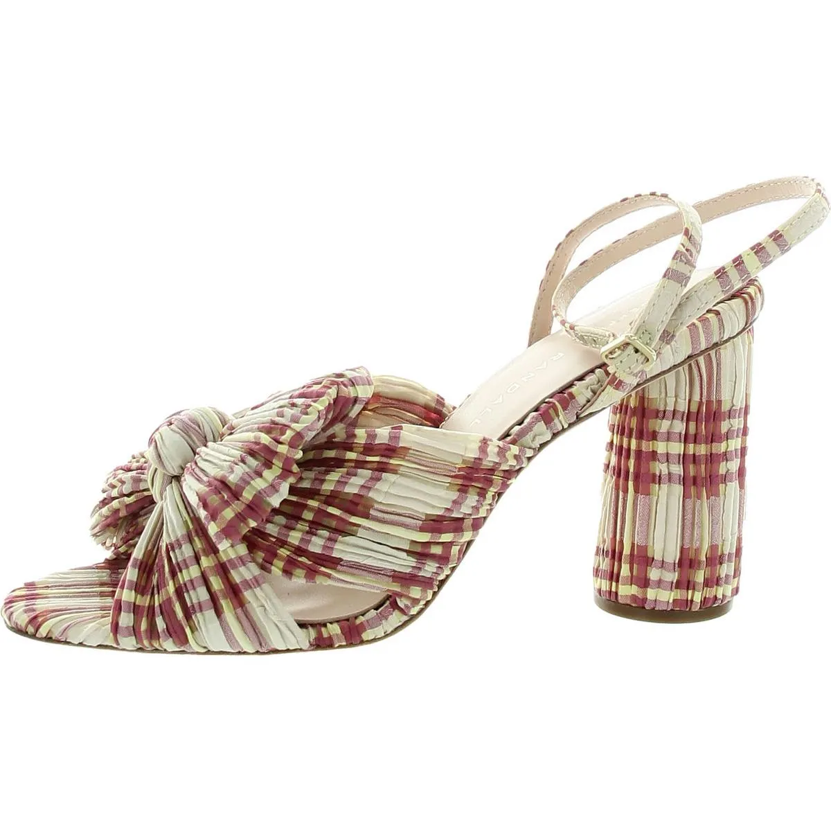 Womens Ankle Strap Padded Insole Heels