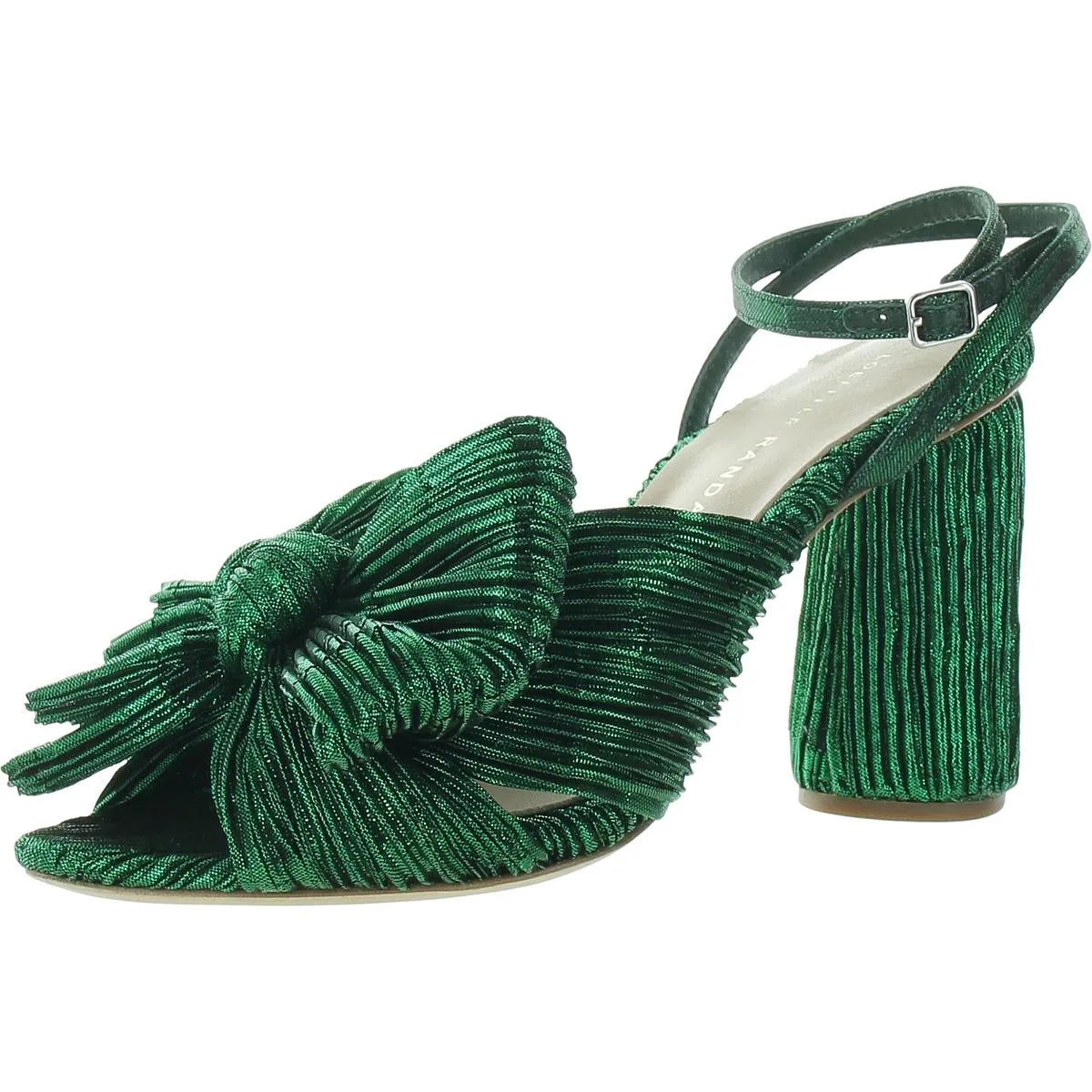 Womens Ankle Strap Padded Insole Heels