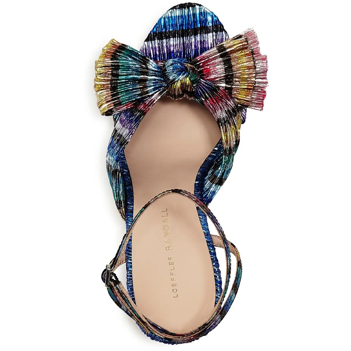 Womens Ankle Strap Padded Insole Heels