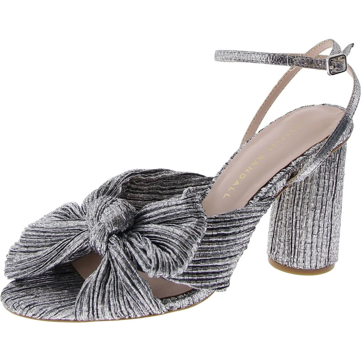 Womens Ankle Strap Padded Insole Heels