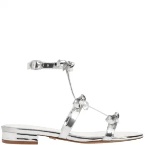 Women's Anna Strappy Sandal In Silver Metallic