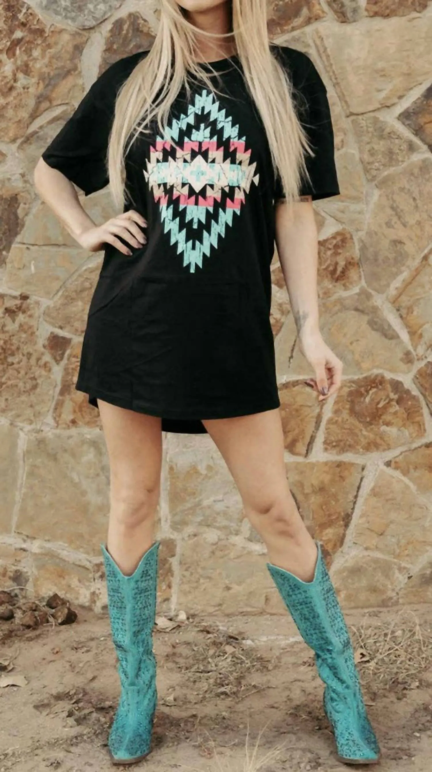 Women's Azul Night Boots In Turquoise