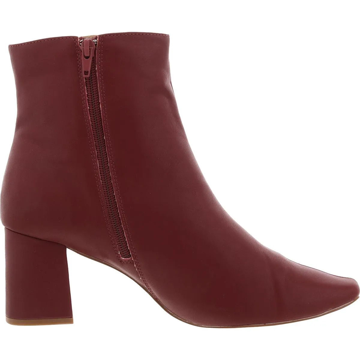 Womens Block Heel Man Made Ankle Boots