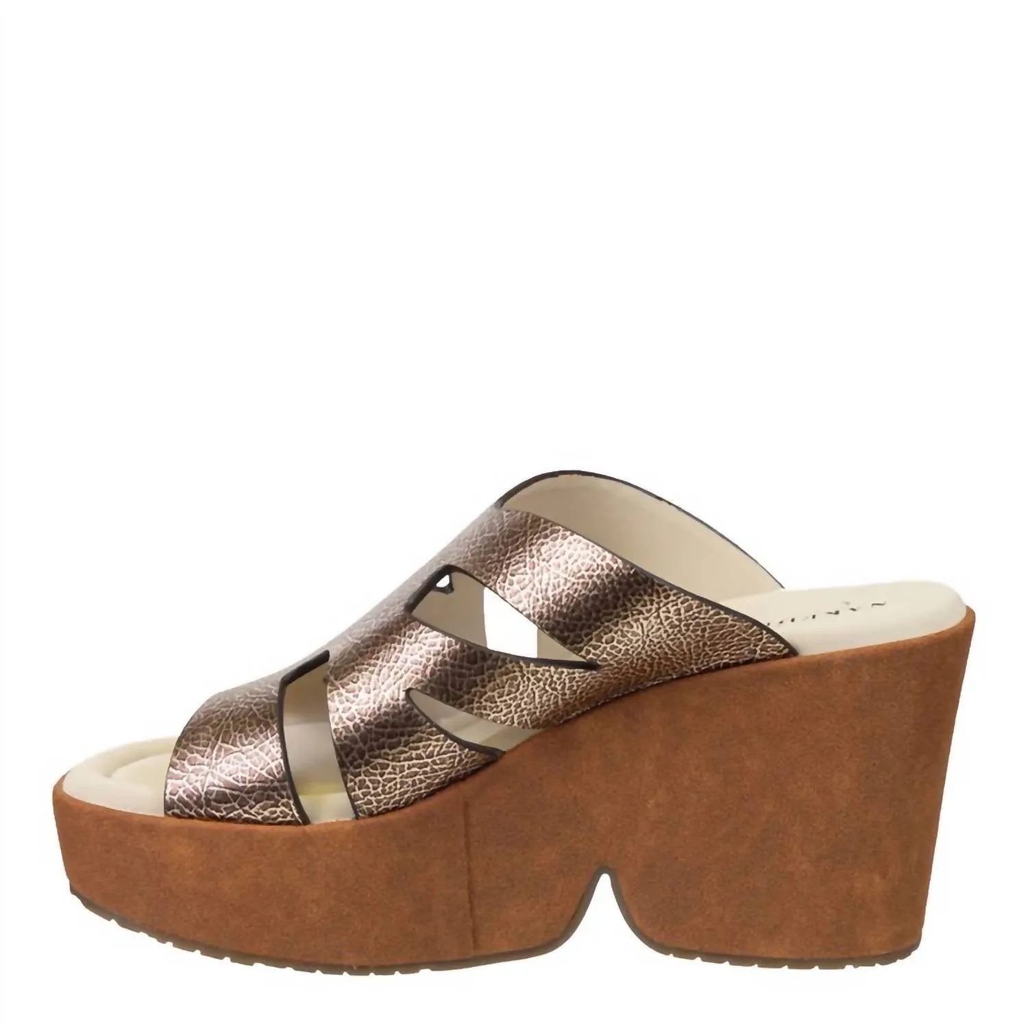 Women's Brio Platform Wedge Sandals In Gold