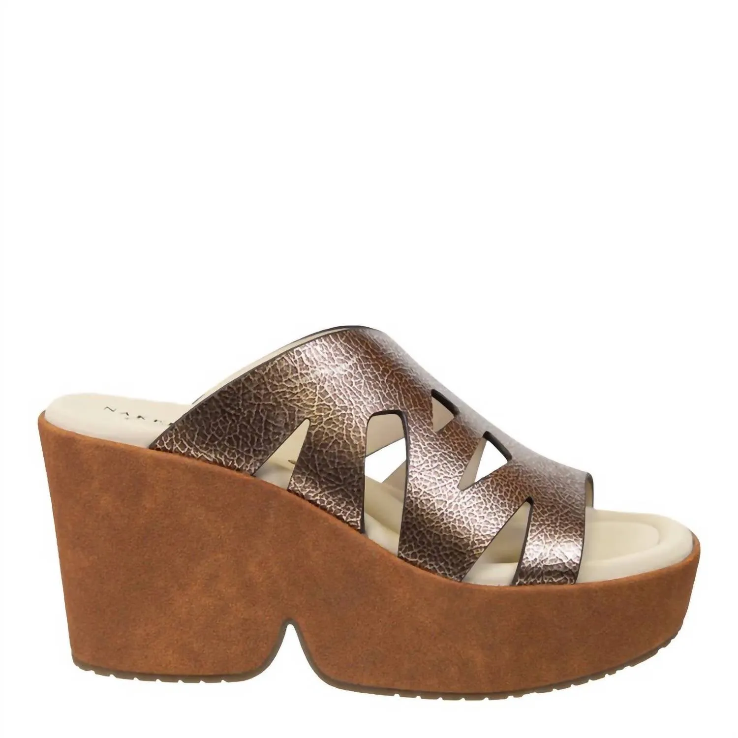 Women's Brio Platform Wedge Sandals In Gold