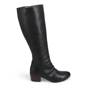 Women's Carmen Tall Leather Boot In Black