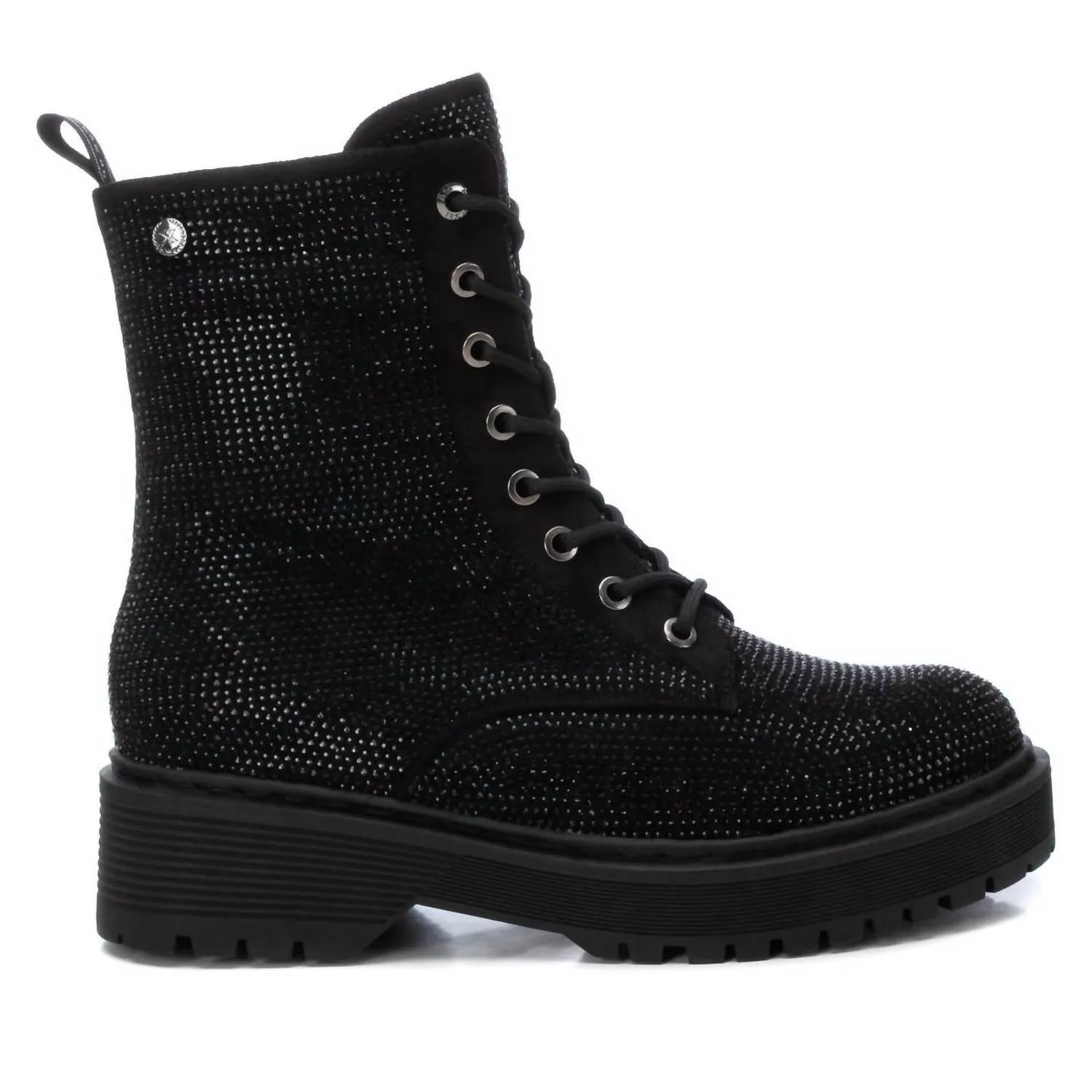 Women's Combat Booties In Black
