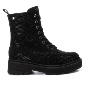 Women's Combat Booties In Black