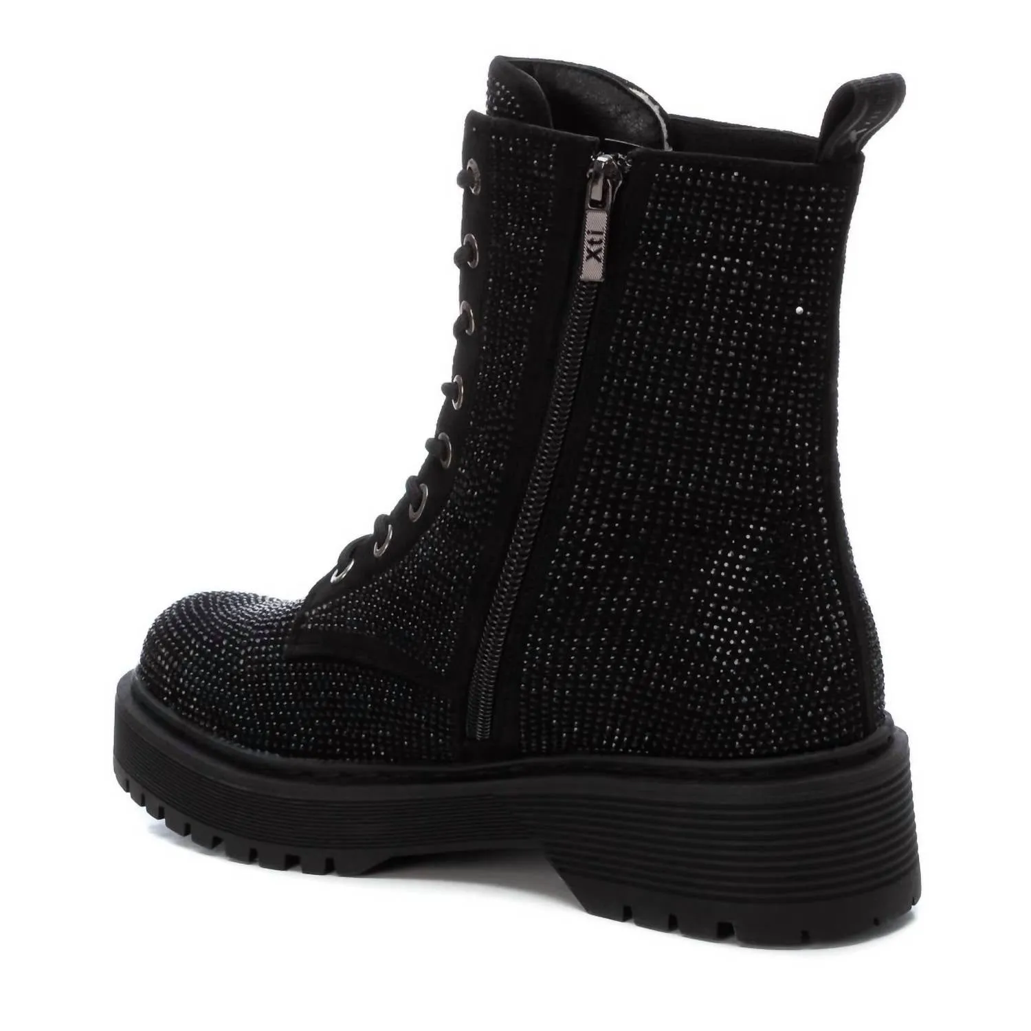 Women's Combat Booties In Black