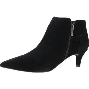 Womens Double Zipper Ankle Boots