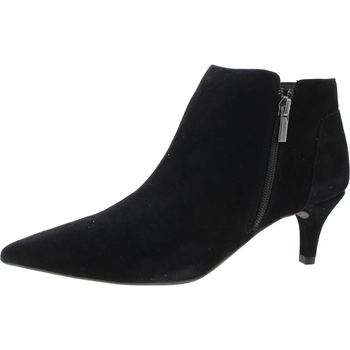 Womens Double Zipper Ankle Boots
