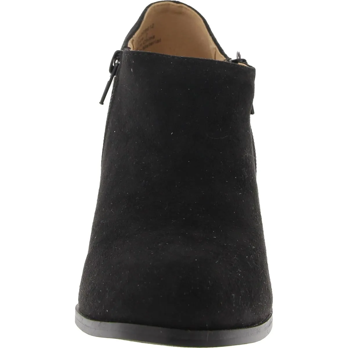 Womens Double Zipper Manmade Booties