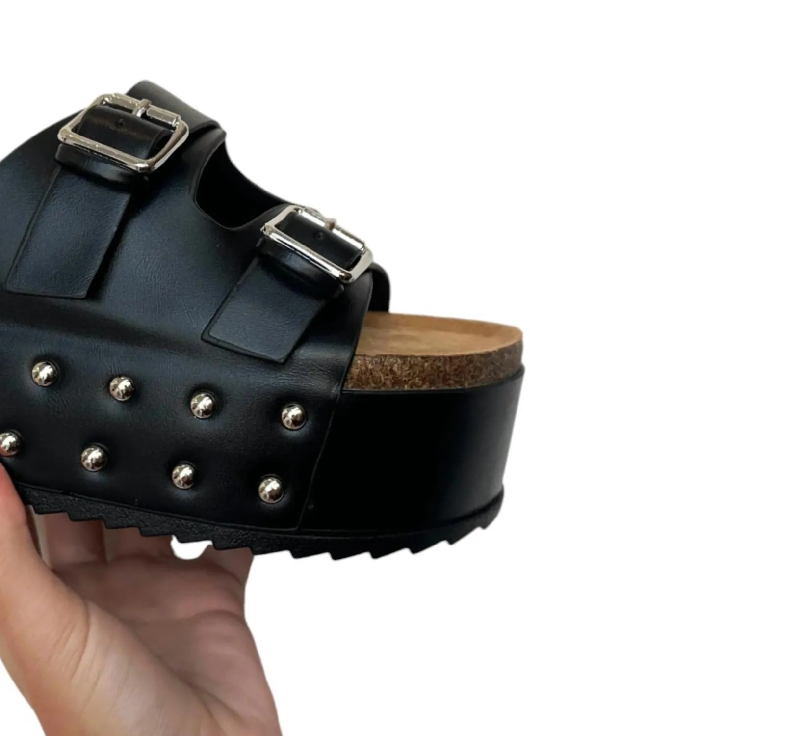 Women's Elevate Platform Sandals In Black/silver