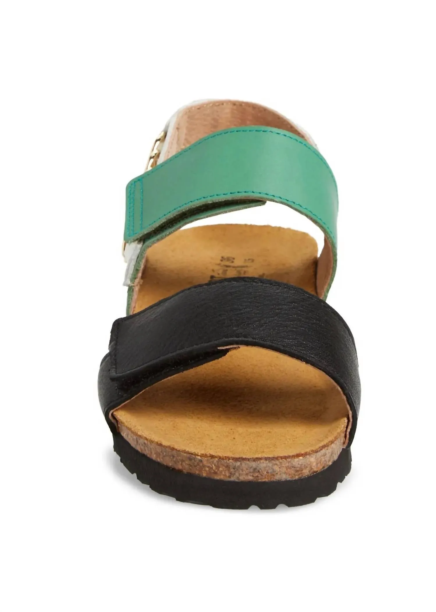 Women's Eliana Sandals In Black/jade/white