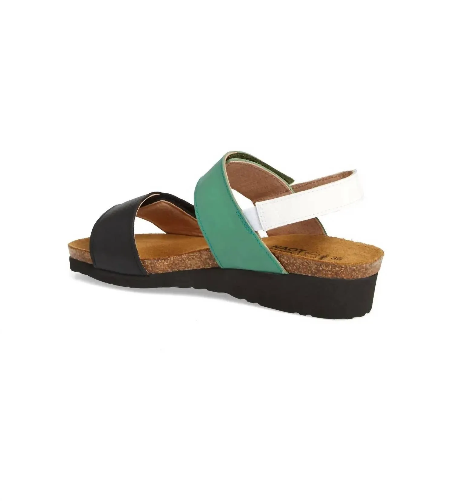 Women's Eliana Sandals In Black/jade/white