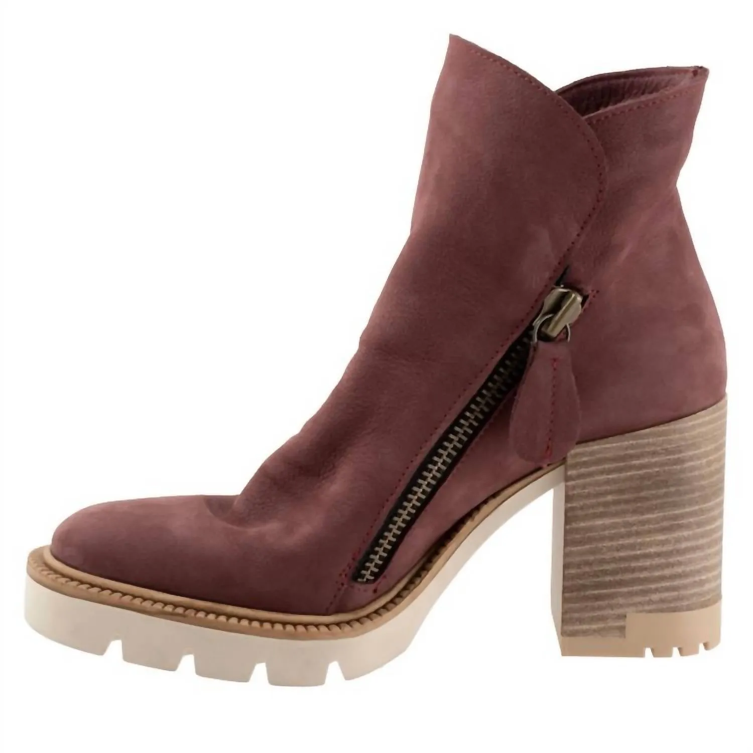 Women's Elliott Boots In Dark Wine