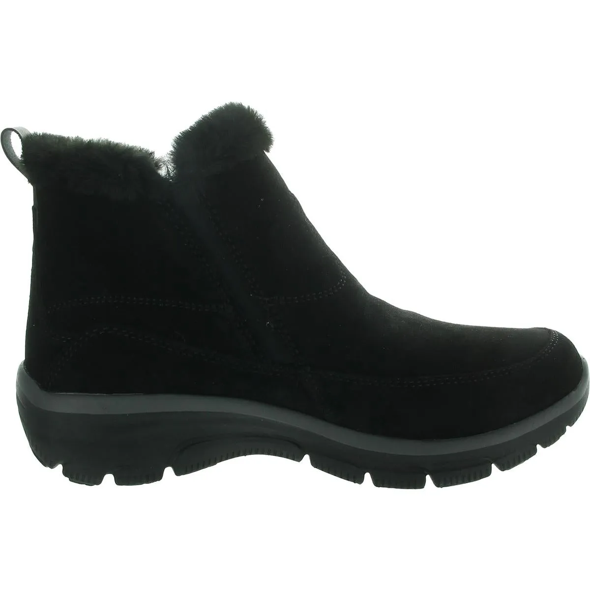 Womens Faux Fur Lined Faux Fur Shearling Boots