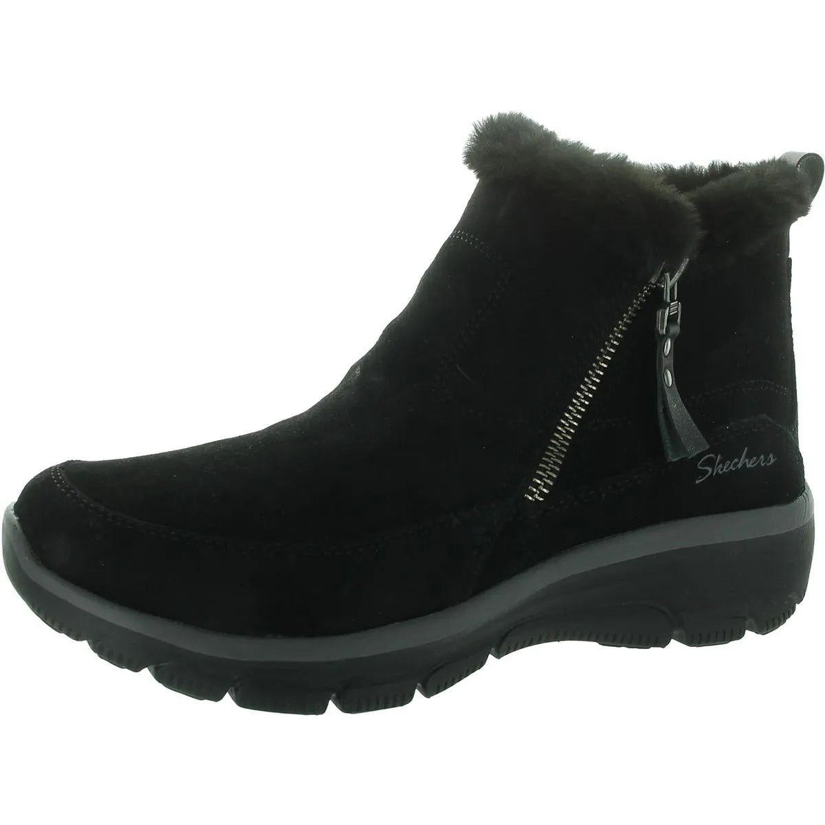 Womens Faux Fur Lined Faux Fur Shearling Boots