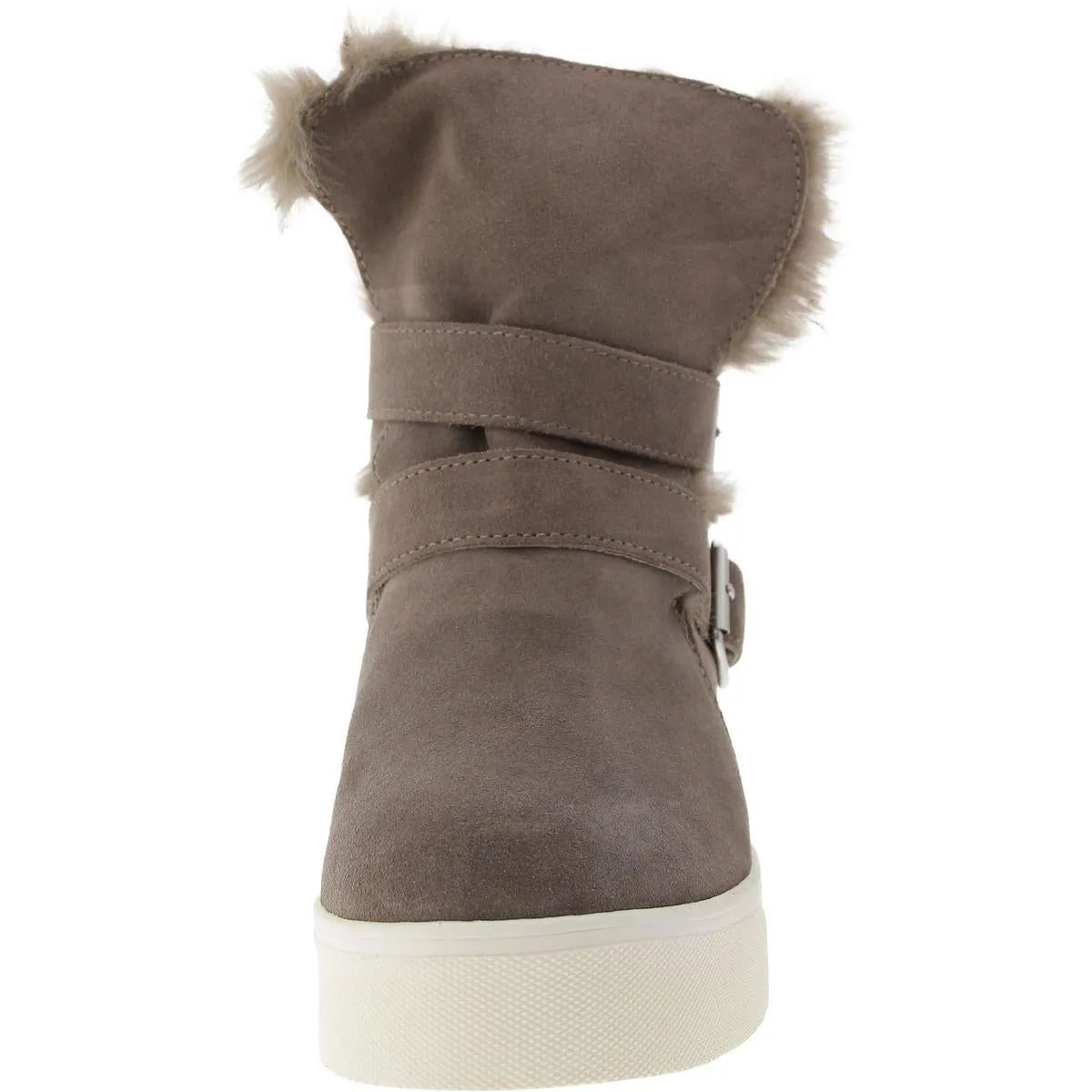 Womens Faux Fur Lined Shearling Boots